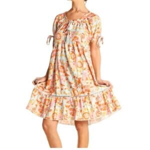Love Child Vintage Style Floral Babydoll Dress NWOT
